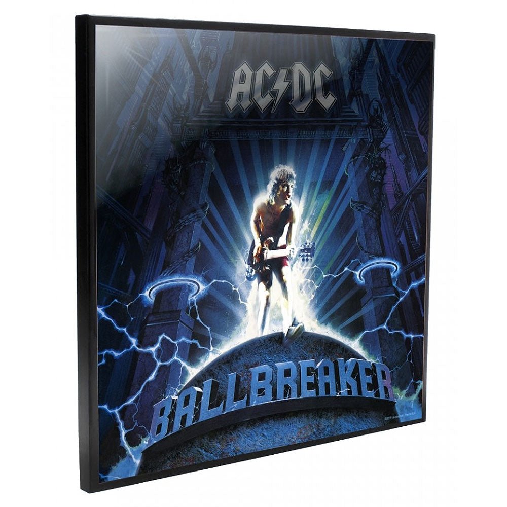 AC/DC エーシーディーシー (Back in Black 45周年 ) - Ball Breaker Crystal Clear Picture / 樹脂コート表面加工 / インテリア額 - PGS